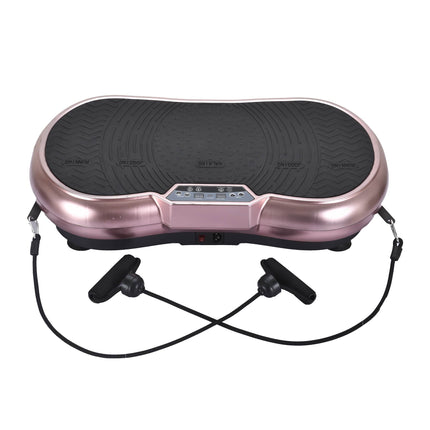 Social Hike Vibration Plate Exercise Platform - Vibrating Workout Machine Rose.