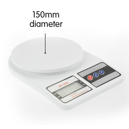 Klika Digital Kitchen Scales 10kg / 1gm Electronic Food Scale.