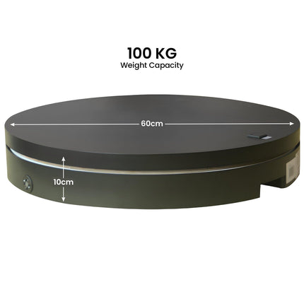 Christabelle 60cm 100kg Commercial-grade Electric Display Turntable.