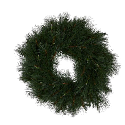 Christabelle 61cm Christmas Wreath Long Needle with LED Lights Front Door Decoration Ornament.