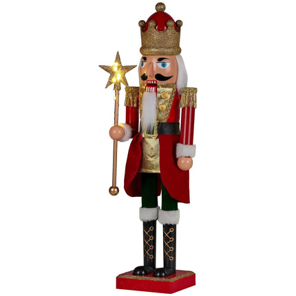 Christabelle 60cm Musical LED Animated Christmas Nutcracker Ornament Decoration.