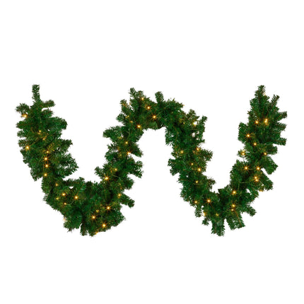 Christabelle 2.7m Christmas Garland with LED Lights Chadwick Tree Decoration Ornament.