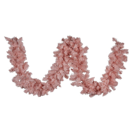 Christabelle 274cm Pretty In Pink Christmas Garland With Led Lights.