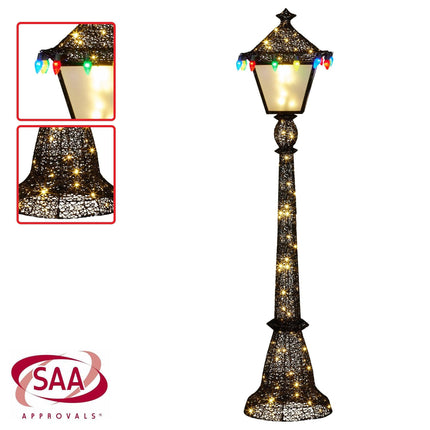 Christabelle Christmas Lamp Post Display 183cm With Lights.