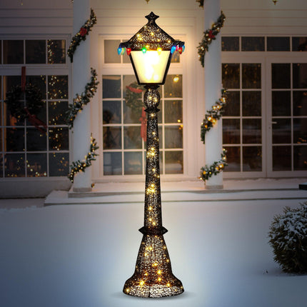 Christabelle Christmas Lamp Post Display 183cm With Lights.