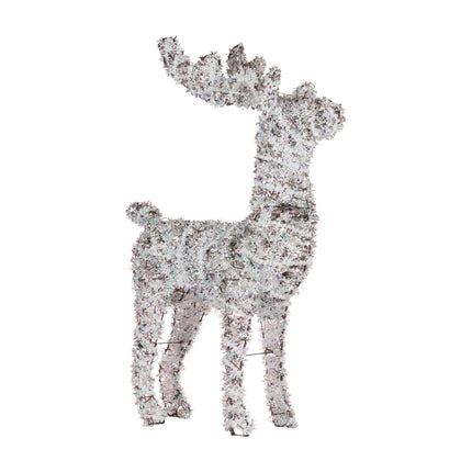 Christabelle 112cm Animated Reindeer Christmas LED Lights Indoor Outdoor Yard Statue Decoration.