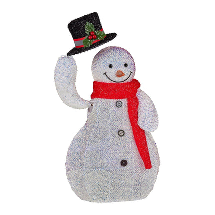 Christabelle 51cm Animated Snowman Christmas Display Decoration Led Lights Xmas.