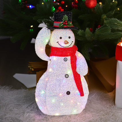 Christabelle 51cm Animated Snowman Christmas Display Decoration Led Lights Xmas.