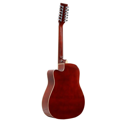 Karrera Acoustic Guitar 12-String with EQ - Sunburst.