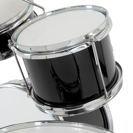 Karrera Children's 4pc Drum Kit - Black.