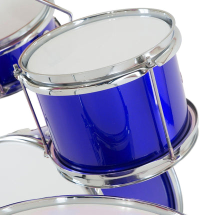 Karrera Children's 4pc Drum Kit - Blue.