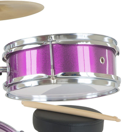 Karrera Childrens 4pc Drum Kit - Purple.