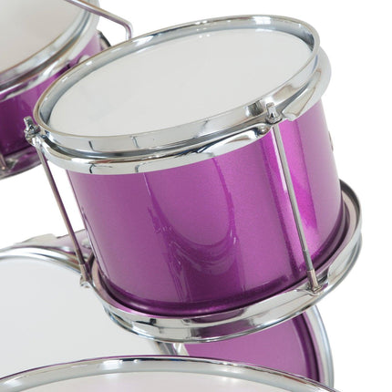 Karrera Childrens 4pc Drum Kit - Purple.