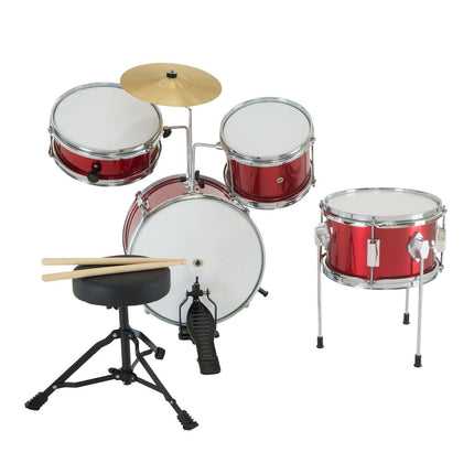 Karrera Children's 4pc Drum Kit - Red.