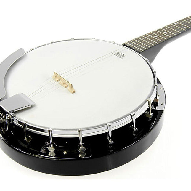 Karrera 5 String Resonator Banjo - Black.