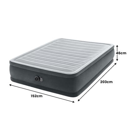 Intex Dura-Beam Deluxe Queen Comfort-Plush Elevated Air Mattress.