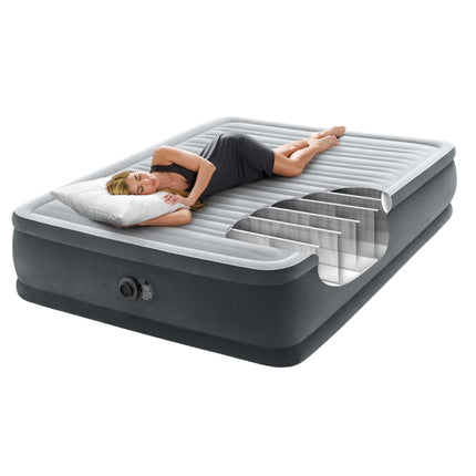 Intex Dura-Beam Deluxe Queen Comfort-Plush Elevated Air Mattress.