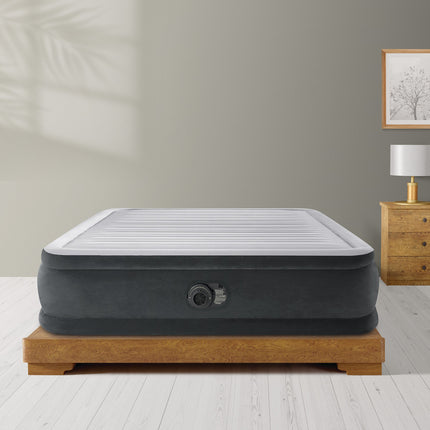Intex Dura-Beam Deluxe Queen Comfort-Plush Elevated Air Mattress.