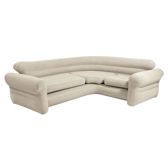 Intex Corner Sofa Inflatable Couch - L-shaped Corner Sofa.