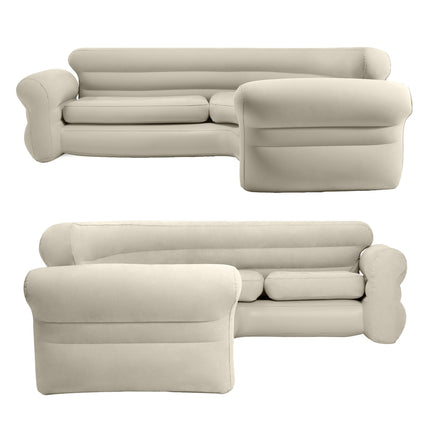 Intex Corner Sofa Inflatable Couch - L-shaped Corner Sofa.