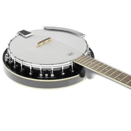 Karrera 6 String Resonator Banjo -  Black.
