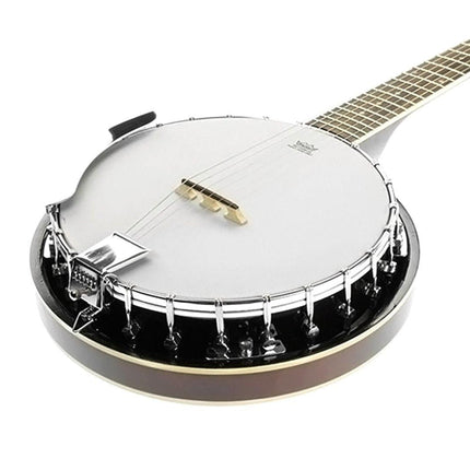 Karrera 6 String Resonator Banjo -  Brown.