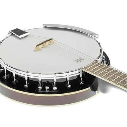 Karrera 6 String Resonator Banjo -  Brown.