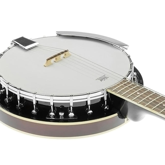 Karrera 6 String Resonator Banjo -  Brown.