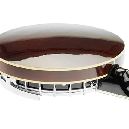 Karrera 6 String Resonator Banjo -  Brown.