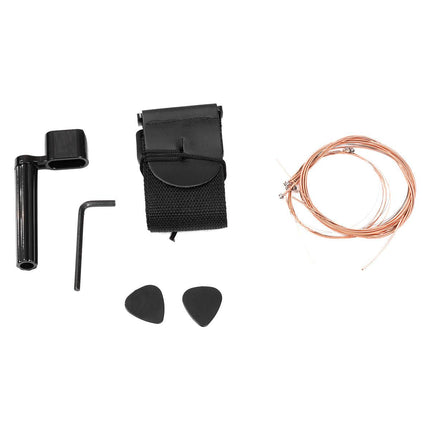 Karrera Acoustic Cutaway 40in Guitar - Black.