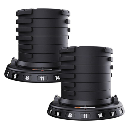 Powertrain 40kg Adjustable Kettlebell One Hand Adjustment Weight Set.
