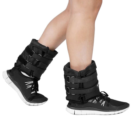 Powertrain Sports Pair 1kg Adjustable Ankle Weights Gym Equipment Wrist Fitness Yoga.