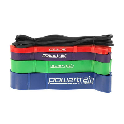 Powertrain 5x Home Workout Resistance Bands Gym Exercise.