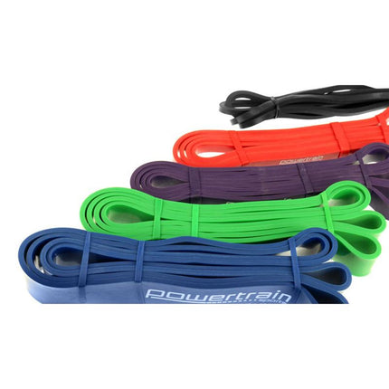 Powertrain 5x Home Workout Resistance Bands Gym Exercise.