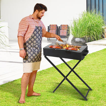 Wallaroo Charcoal BBQ Grill - Adjustable Height.