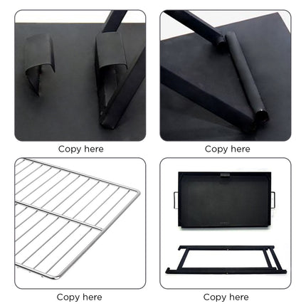 Wallaroo Charcoal BBQ Grill - Adjustable Height.
