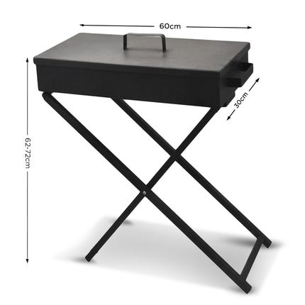 Wallaroo Charcoal BBQ Grill - Adjustable Height.