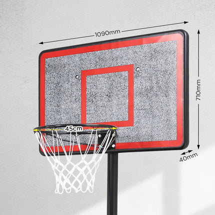 Kahuna Height-Adjustable Basketball Hoop Backboard Portable Stand.