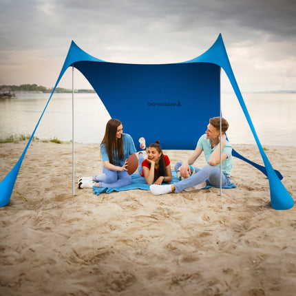Wallaroo Beach Tent Canopy Sunshade 2m X 2m - Blue.