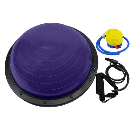 Powertrain Fitness Yoga Ball Home Gym Workout Balance Trainer Purple.
