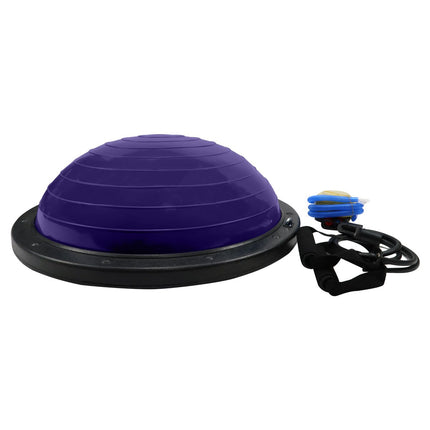 Powertrain Fitness Yoga Ball Home Gym Workout Balance Trainer Purple.