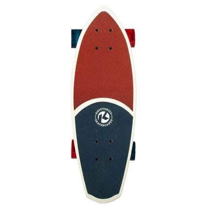 Bravo Sports Kryptonics 23-inch Mini Fat Cruiser Board In Liberty Blue.