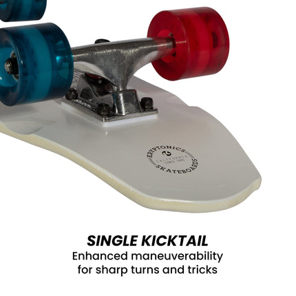 Bravo Sports Kryptonics 23-inch Mini Fat Cruiser Board In Liberty Blue.
