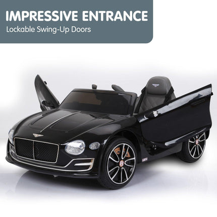 Kahuna Bentley Exp 12 Licensed Speed 6E Electric Kids Ride On Car Black.