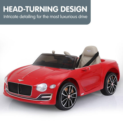Kahuna Bentley Exp 12 Speed 6E Licensed Kids Ride On Electric Car Remote Control - Red.