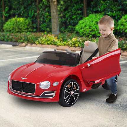 Kahuna Bentley Exp 12 Speed 6E Licensed Kids Ride On Electric Car Remote Control - Red.