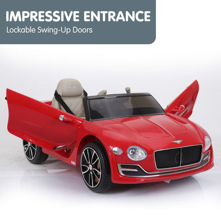 Kahuna Bentley Exp 12 Speed 6E Licensed Kids Ride On Electric Car Remote Control - Red.
