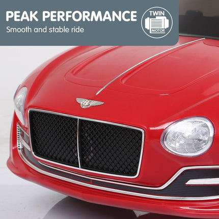 Kahuna Bentley Exp 12 Speed 6E Licensed Kids Ride On Electric Car Remote Control - Red.
