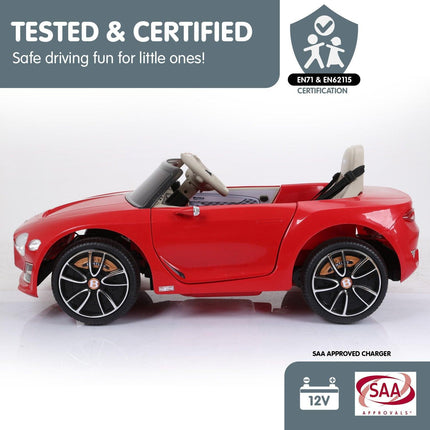 Kahuna Bentley Exp 12 Speed 6E Licensed Kids Ride On Electric Car Remote Control - Red.