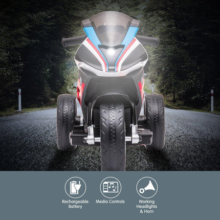 Kahuna Bmw Hp4 Race Kids Ride-on Motorbike In Blue.